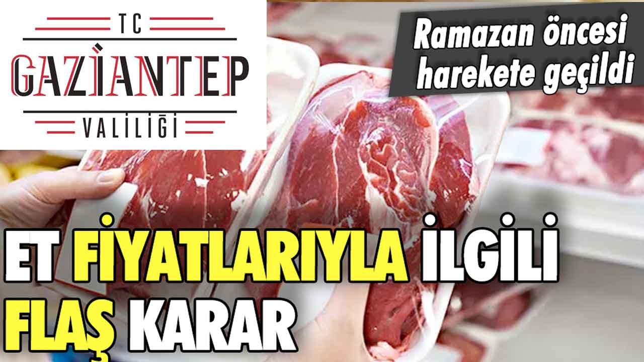 Gaziantep’e Ramazan’da Et’in Kilosu 750 TL Olacak MI!